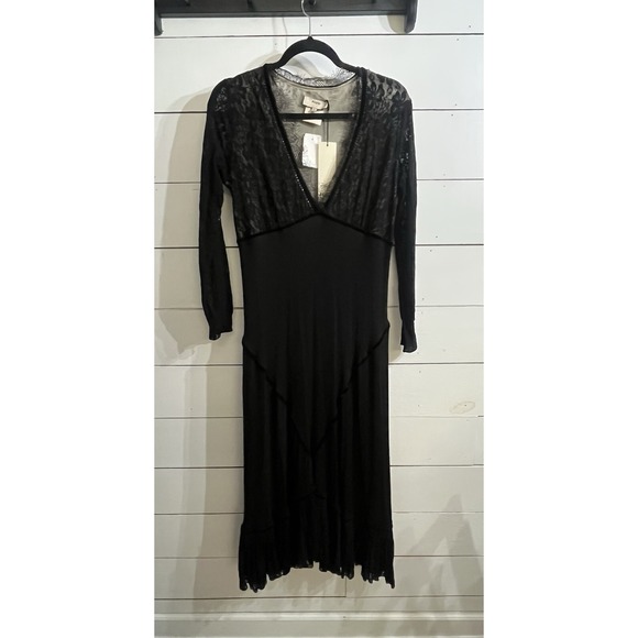 JEAN PAUL GAULTIER /FUZZI Lace Knit V-Neck Dress L NWT Sak's 5th Avenue